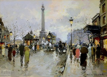 アントワーヌ・ブランシャール バスティーユ広場 1 Oil Paintings